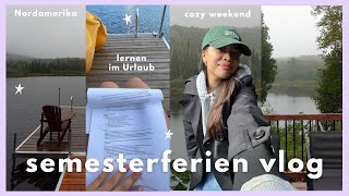 COZY SEMESTERFERIEN Lernen im Urlaub BWL Master Studentin Cozy Fall Weekend Vlog  Laica Vergara [upl. by Baldwin]