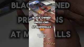 Black Owned PressOn Nails at Marshalls amp TJMAXX pressonnails [upl. by Atok]