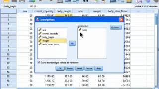 Create zscores  SPSS [upl. by Nileak]