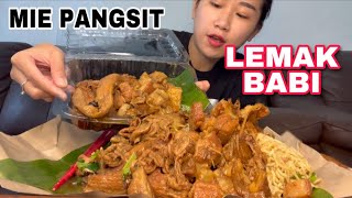 MUKBANG LEMAK BABI KECAP  MIE PANGSIT AWAI ‼️😳🔥 jejezhuang [upl. by Cryan866]