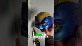 J’ai fait la v1 du casque de wolverine du film deadpoolandwolverine  helmet 3dprint marvel [upl. by Ayam]