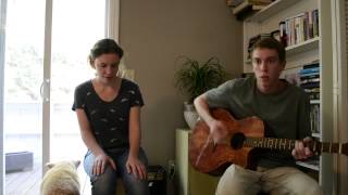 Ho Hey The Lumineers  A cover by Nathan and Eva Leach [upl. by Helaina]