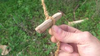 Primitive Technology Pencil Snare Trap [upl. by Valerle597]