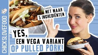 PULLED MUSHROOM OP EEN BROODJE  CHICKSLOVEFOOD [upl. by Burgwell]