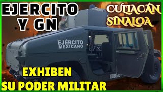 ANTE LA VIOLENCIA EN SINALOA EJERCITO EXHIBE SU PODER EN EXPO MILITAR🐴🐴🐴 [upl. by Cinemod]