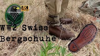 WW2 Swiss BERGSCHUHE mountain boots 4K [upl. by Tracy]