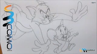 Como desenhar o Tom e Jerry [upl. by Kcorb]