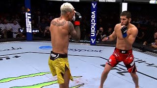 Islam Makhachev vs Charles Oliveira Full Fight [upl. by Aerdnad]