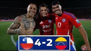 CHILE GANA GUSTA Y GOLEA  GRAN VICTORIA CONTRA VENEZUELA EN EL NACIONAL  MAS VIVOS QUE NUNCA [upl. by Hill]