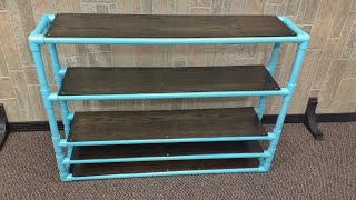 DIY PVC Shoe Rack [upl. by Stormie]