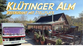 Deutschland mit Wohnmobil Bergisches Land Stellplatz am Restaurant Jausenstation Klütinger Alm [upl. by Phyllys624]