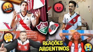 REAÇÕES DOS TORCEDORES DO RIVER I FLUMINENSE 5X1 RIVER PLATE REACT ARGENTINOS LIBERTADORES 2023 [upl. by Raney779]