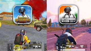 PUBG Mobile vs Battlegrounds Mobile India  Quick Comparison  PUBG vs BGMI  PK [upl. by Einallem]