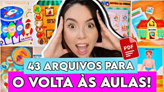 Arquivos para Volta às Aulas Educação Infantil  Chamadinha Identidade Corpo humano Letras e MAIS [upl. by Leahcimluap]