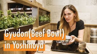 Try Gyudon at Yoshinoya [upl. by Teak]