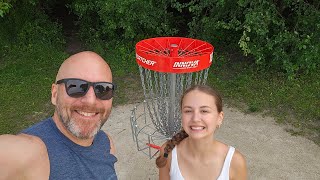 Frisbee Golf   Lippold Park  Crystal Lake IL 672024 discgolf [upl. by Essile]