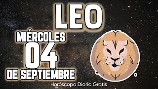 😦🙏LO QUE EL UNIVERSO TE TRAE ES ALGO URGENTE❗️🌌 leo ♌ Horóscopo diario 4 DE SEPTIEMBRE 2024 🔮 new [upl. by Ailahs]