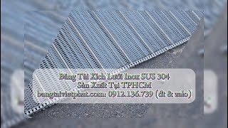 Băng Tải Xích Lưới Inox SX Tại TPHCM tất các dòng băng tải xích SUS 304 gia công giao hàng 3 ngày [upl. by Roane]