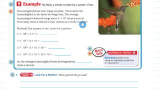 Lesson 14 Algebra Powers of 10 and Exponents [upl. by Ecienal274]