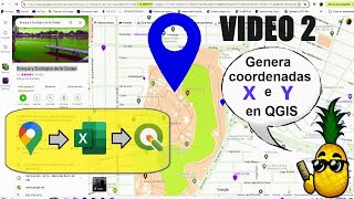 Consigue coordenadas desde QGIS a partir de una capa [upl. by Zandt]