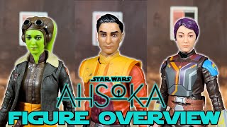 NEW 2023 Star Wars Black Series Ezra Bridger Sabine Wren Hera Syndulla AHSOKA Figure Overview [upl. by Nnayllas53]