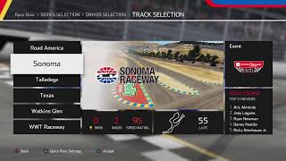 Rogers Racing Engines Cup Series PLAYOFFS  Sonoma ROUND of 8 R1 [upl. by Naujuj]