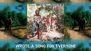 Creedence Clearwater Revival  Wrote A Song For Everyone Official Audio [upl. by Ahsier]