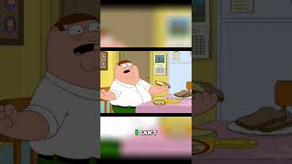 Brian sabotages Peters butter😂 shorts familyguy [upl. by Pembrook]