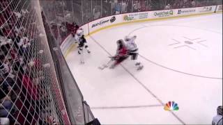 Ilya Kovalchuk crossbar in 3rd LA Kings vs New Jersey Devils Stanley Cup Game 2 6212 NHL Hockey [upl. by Kellby]