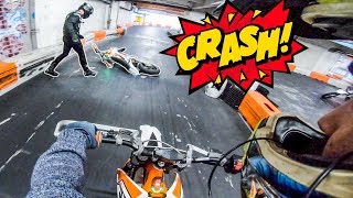 SA PREMIÈRE FOIS À MOTO  FAIL  CROSS ÉLECTRIQUES [upl. by Acimot881]