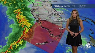 WPTV First Alert Weather Forecast for Morning of Feb 4 2024 [upl. by Neih]