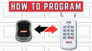 How to program a Genie garage door remote or keypad [upl. by Fagin]