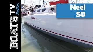 Neel 50  trimaran performant aux volumes spacieux  Boats TV tests et présentations de bateaux [upl. by Hayidan514]