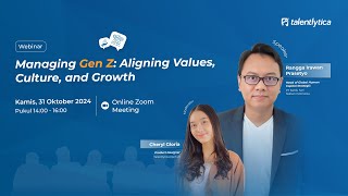 Webinar Managing Gen Z Aligning Values Culture and Growth [upl. by Elgna]