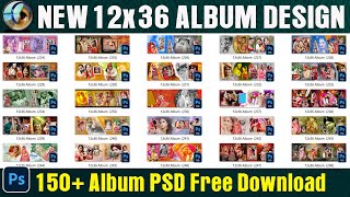 150 Free Wedding Album PSD 12x36 Album design free download wedding psd design  Alok Tech Support [upl. by Modeerf829]