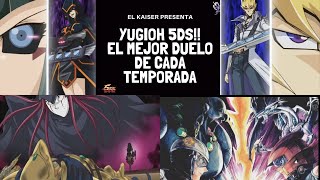 TOP 5  EL MEJOR DUELO DE CADA TEMPORADA YUGIOH 5DS  VS [upl. by Korwun274]