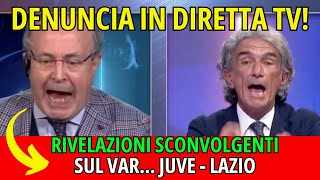 DENUNCIA IN DIRETTA TV RIVELAZIONI SCONVOLGENTI SUL VAR JUVE  LAZIO [upl. by Cutty236]