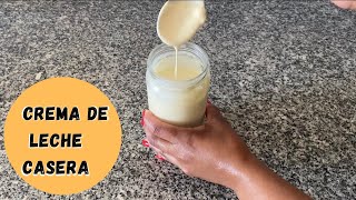 Crema de leche casera con solo dos ingredientes [upl. by Aiepoissac]