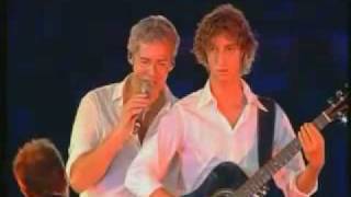 Claudio Baglioni e figlio  quotmai piu come tequot  quotTutto in un abbraccio livequot [upl. by Eenahpets807]