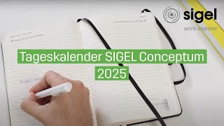 Tageskalender SIGEL Conceptum 2025  SIGEL [upl. by Schott]