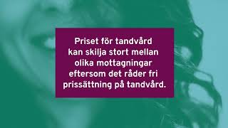 Så här enkelt jämför du priserna för tandvård [upl. by Kellie]