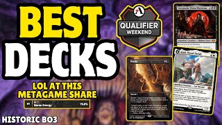 Best Decks for MTG Arena Historic Best of Three Qualifier Weekend mtg [upl. by Vanni]