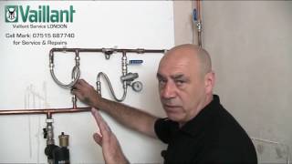 Vaillant Boiler How to use an external filling loop [upl. by Ardnaid628]