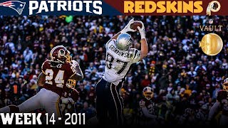 Gronkowskis RecordBreaking Day Patriots vs Redskins 2011  NFL Vault Highlights [upl. by Aij214]