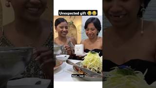 Unexpected gift 🦷my friend 😂😂 funny trending memes comedy trendingshorts [upl. by Pomfret153]