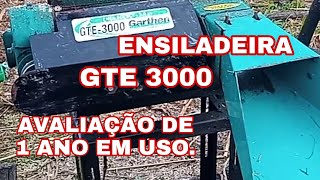 ENSILADEIRA GTE 3000 AVALIAÇÃO DE UM ANO DE USO [upl. by Pacificia]