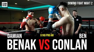 Damian Benak vs Ben Conlan  Full Fight  Domin8 Fight Night 2 [upl. by Edvard]