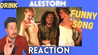 FUNNY SONG  ALESTORM  Drink Reaction [upl. by Sauls]