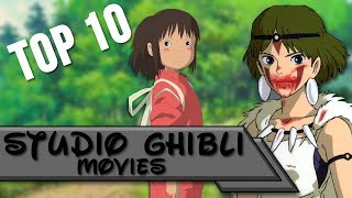 Top  10 Studio Ghibli Movies 💰💵 [upl. by Agemo149]