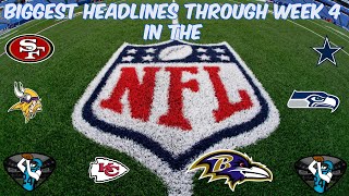 Week 4 NFL 2024 CRAZIEST Headlines and Highlights MUST SEE [upl. by Auhesoj]